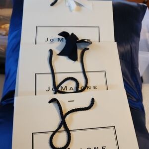 Jo Malone Elegant Cream Bags with Black Accents